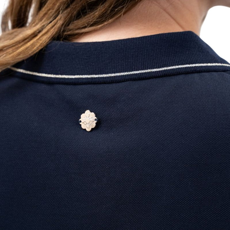 Harcour - Polo femme manches courtes Gasparine marine Harcour x Versailles