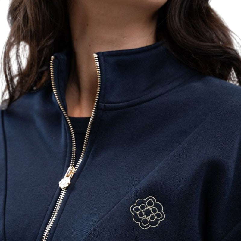 Harcour - Sweat à zip femme Louise marine Harcour x Versailles