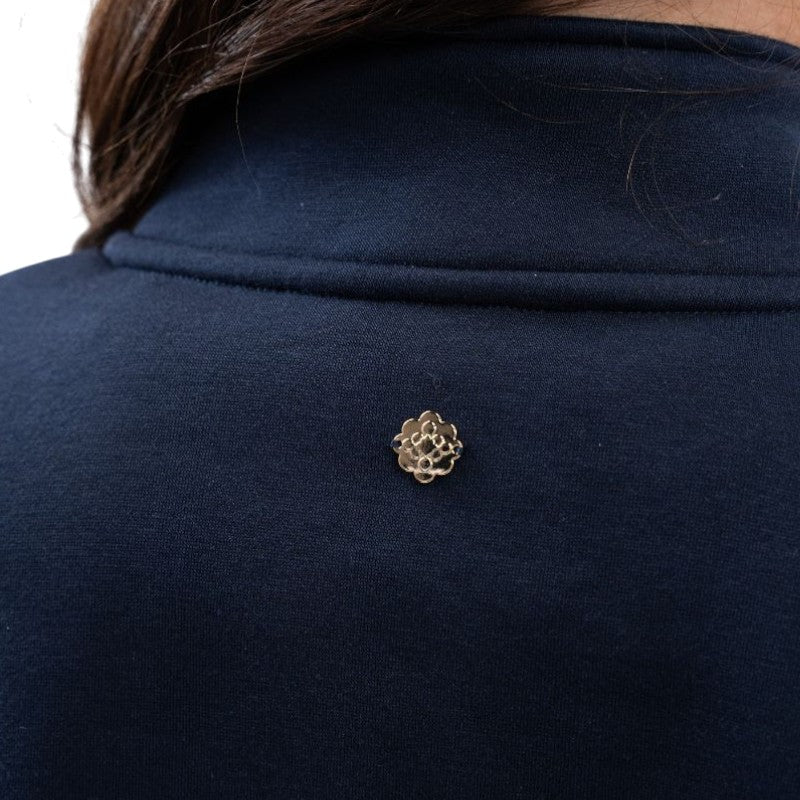 Harcour - Sweat à zip femme Louise marine Harcour x Versailles
