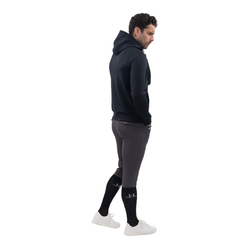 Harcour - Sweat technique zippé homme Aron noir | - Ohlala