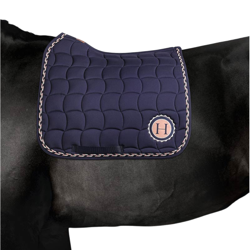 Harcour - Tapis de dressage Schella marine