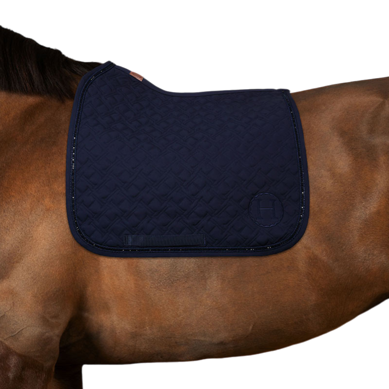 Harcour - Tapis de dressage saphir marine