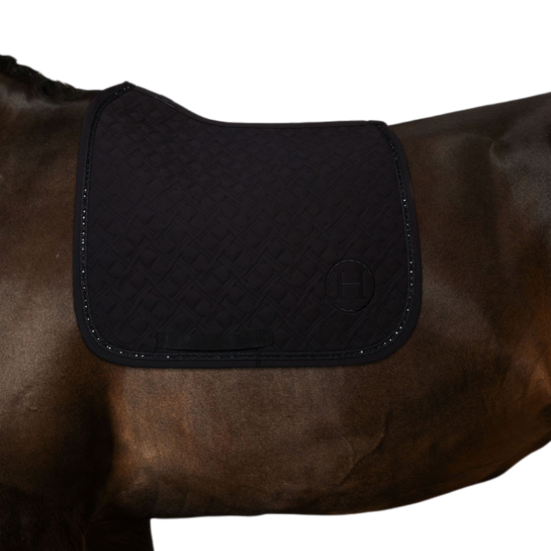 Harcour - Tapis de dressage saphir noir