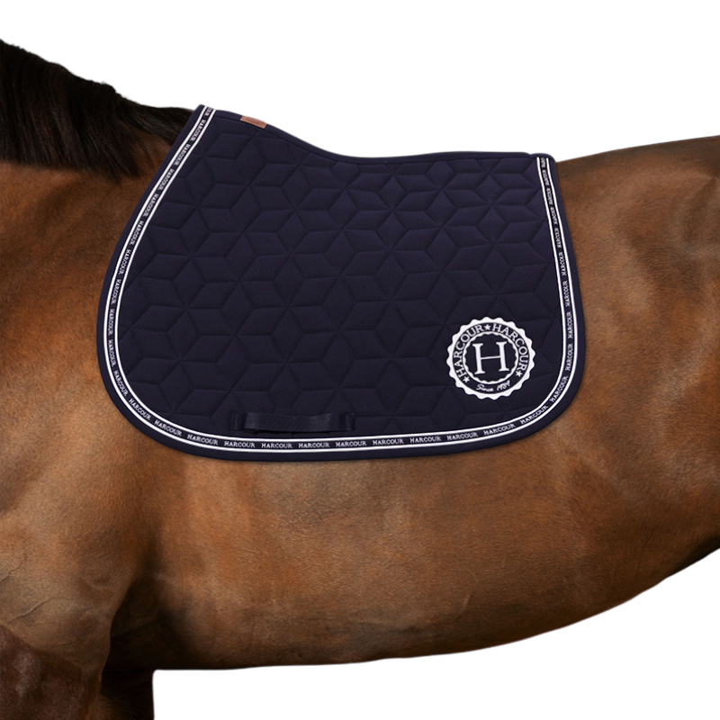 Harcour - Tapis de selle Blake marine
