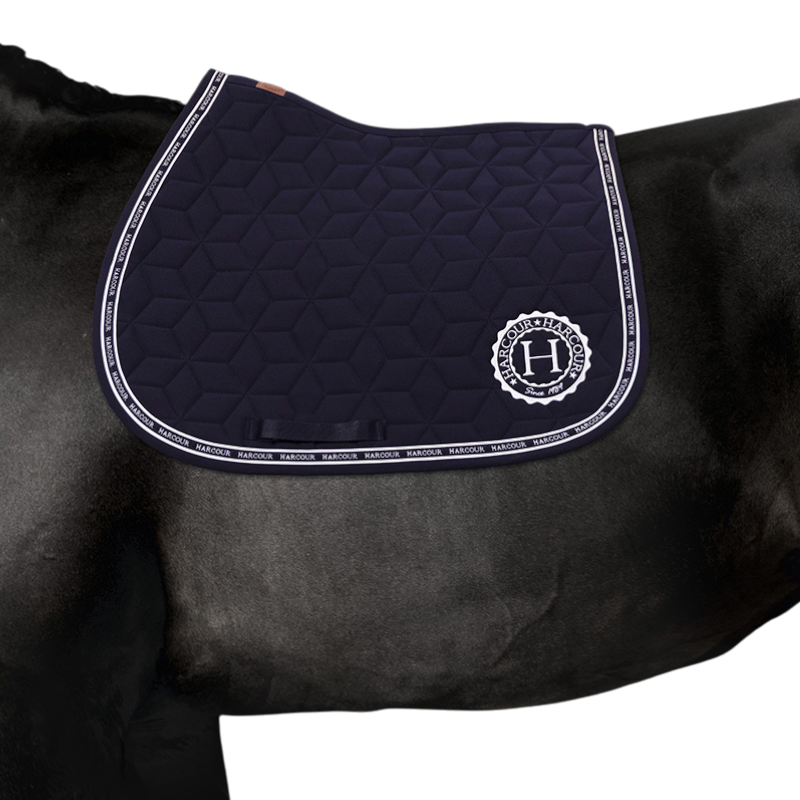 Harcour - Tapis de selle Blake marine