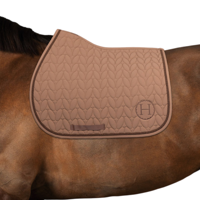 Harcour - Tapis de selle Cassiope moka