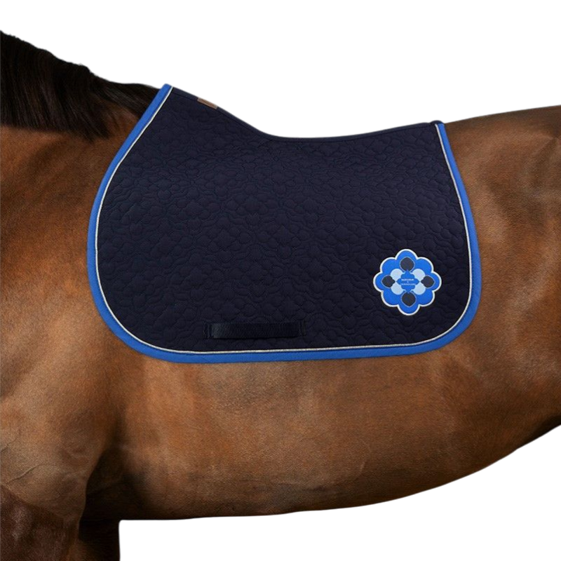 Harcour - Tapis de selle Charles marine Harcour x Versailles