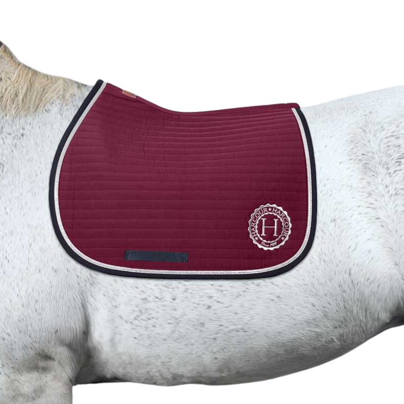 Harcour - Tapis de selle Karembar bordeaux