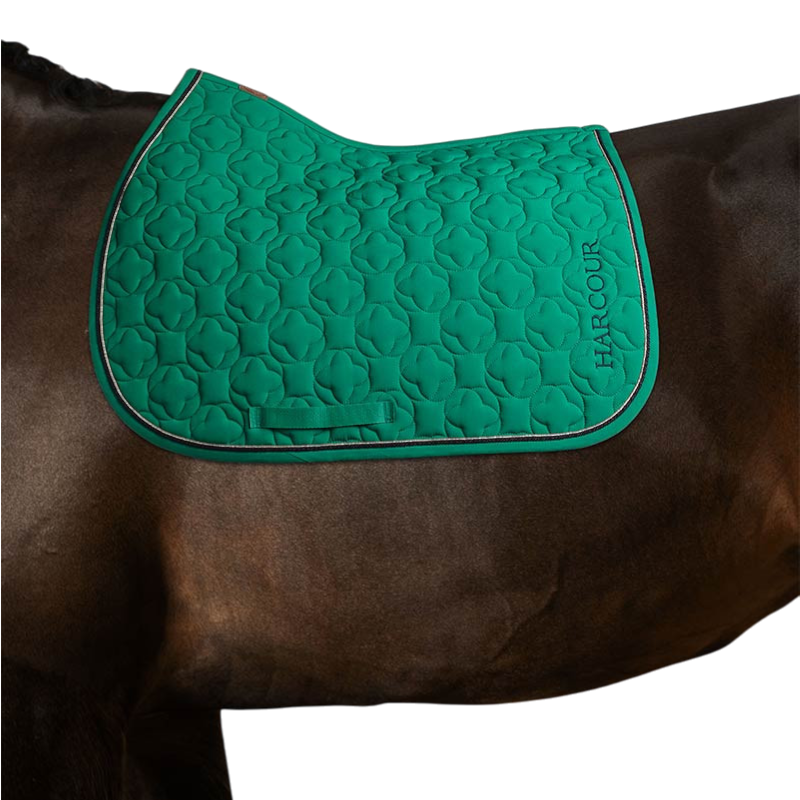 Harcour - Tapis de selle Sitka emerald green