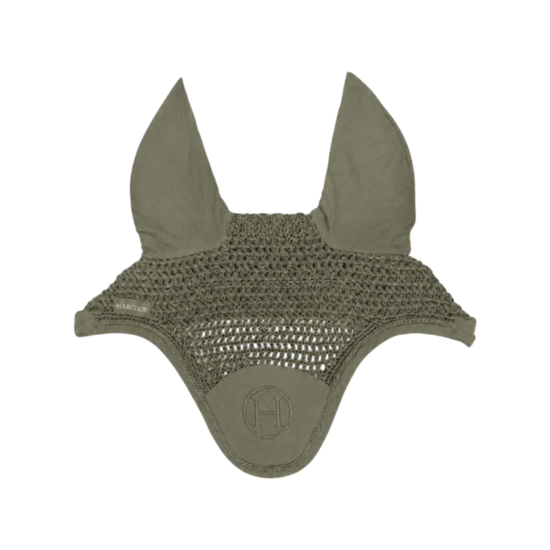 Harcour - Bonnet pour chevaux Orion olive