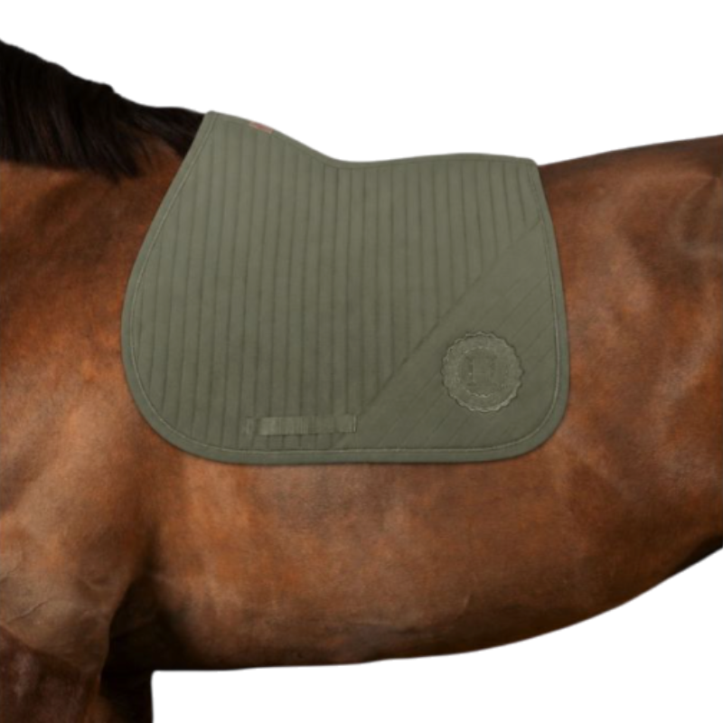 Harcour - Tapis de selle Onyx olive