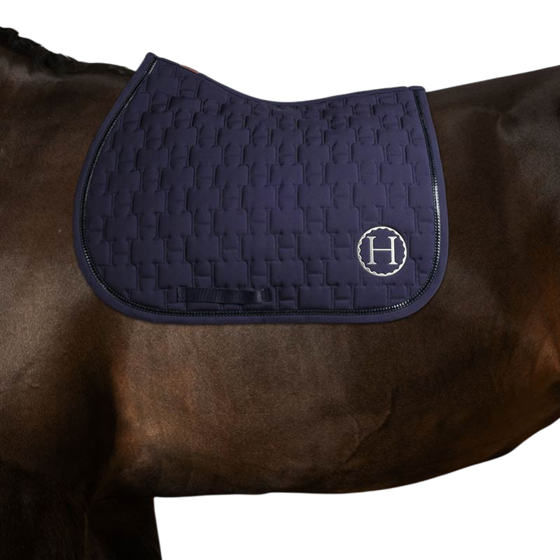 Harcour - Tapis de selle Sirnali marine