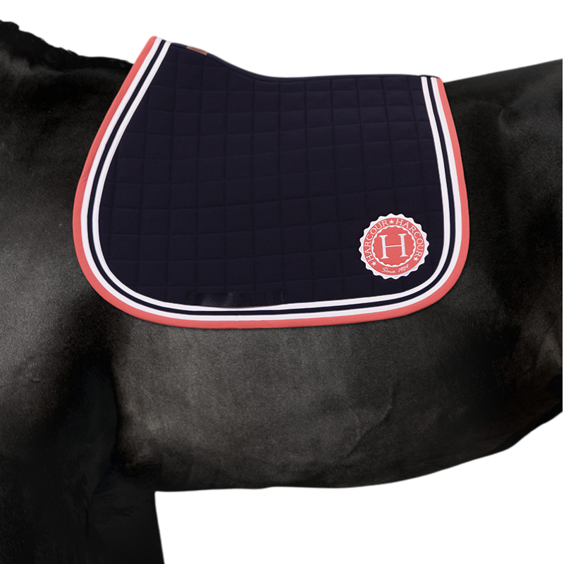 Harcour - Zadeldek Soft marine/pompelmoes