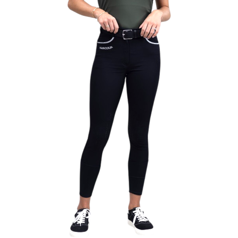 Harcour - Pantalon d'équitation femme Jaltika noir