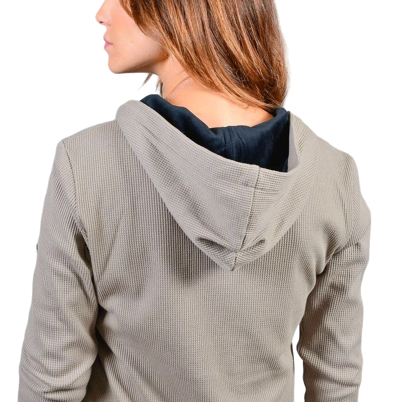 Harcour - Sweat à capuche femme Swai taupe