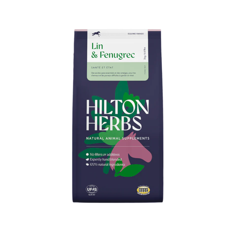 Hilton Herbs - Complément alimentaire Reprise d'états Lin & Fenugrec