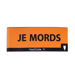 HippiCode - Étiquette velcro je mords | - Ohlala