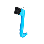 Hippotonic - Cure-pieds brosse tête de cheval bleu ciel | - Ohlala