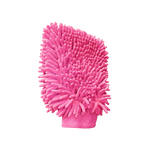 Hippotonic - Gant de pansage Chenille rose | - Ohlala