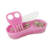 Hippotonic - Brosse à natter rose | - Ohlala