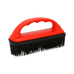 Hippotonic - Brosse en caoutchouc pour tapis noir/ rouge | - Ohlala