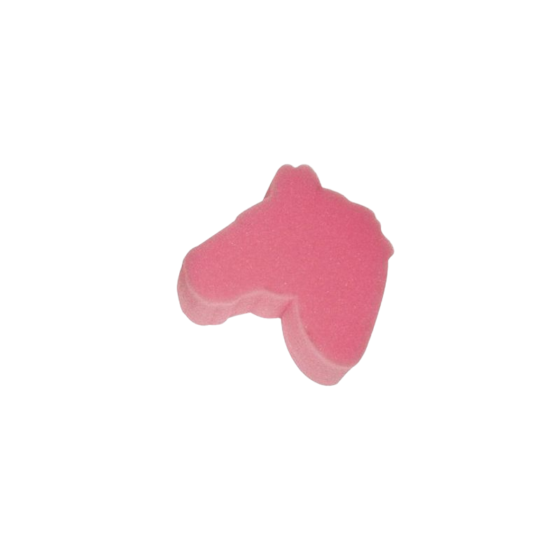 Hippotonic - Éponge forme tête de cheval rose