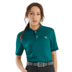 Horse Pilot - Polo manches courtes unisex Atlas green morocco | - Ohlala