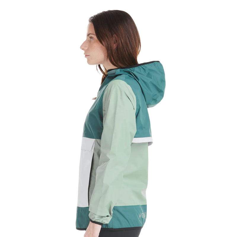 Horse Pilot - Blouson imperméable femme Raintech green morocco