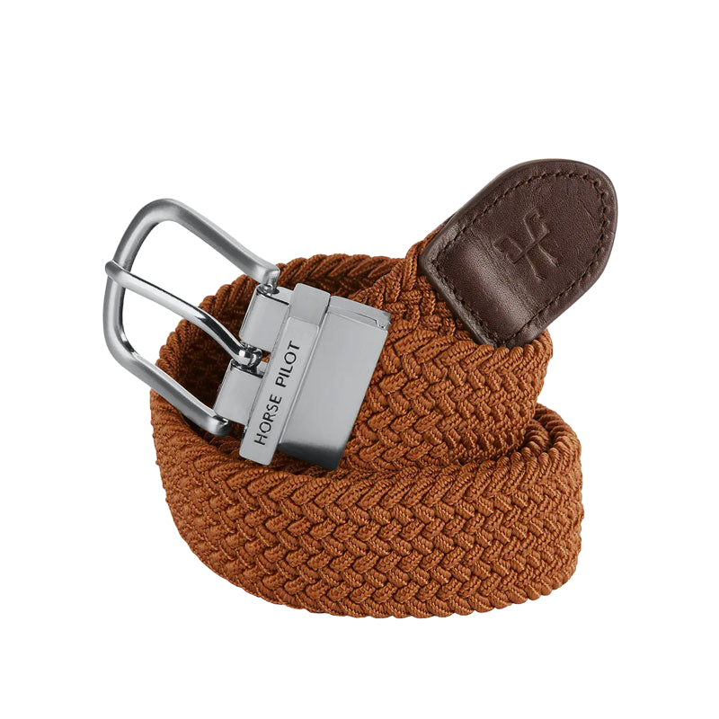 Horse Pilot - Ceinture Exchange gold brown