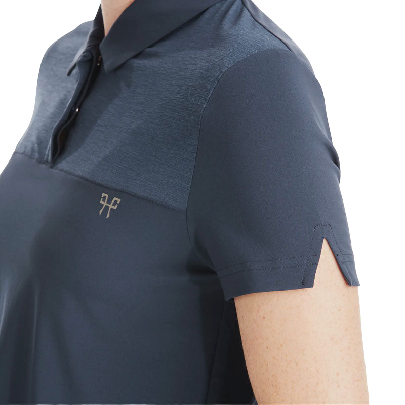 Horse Pilot - Polo manches courtes femme Ariia navy