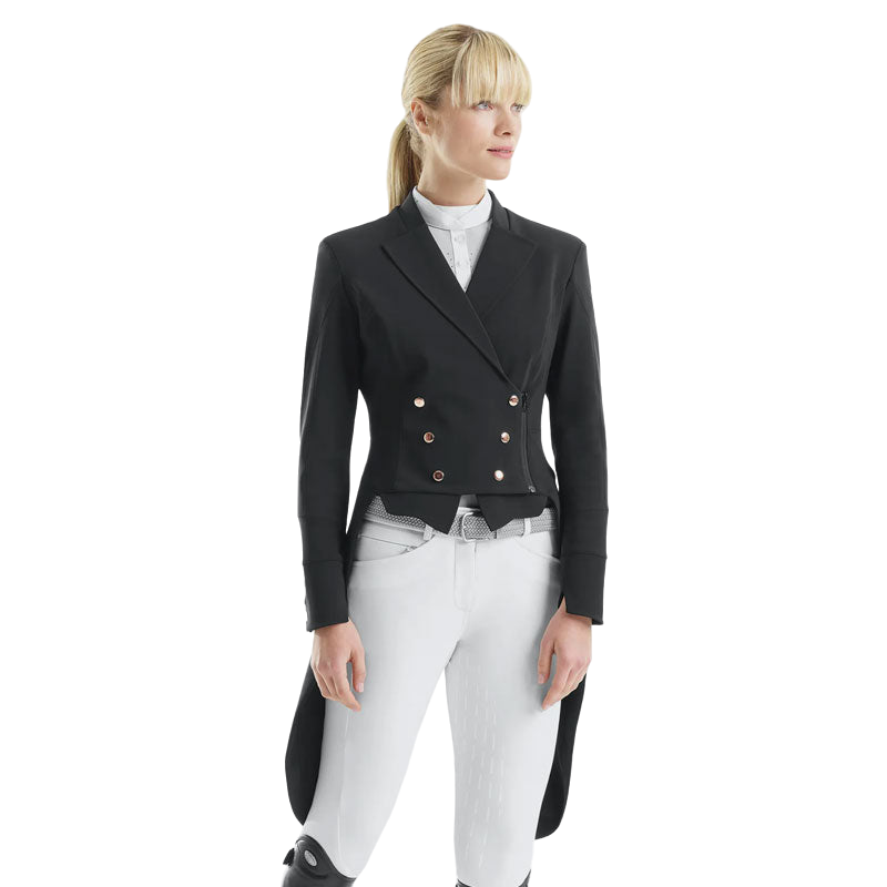 Horse Pilot - Veste de concours de dressage femme Long frac noir