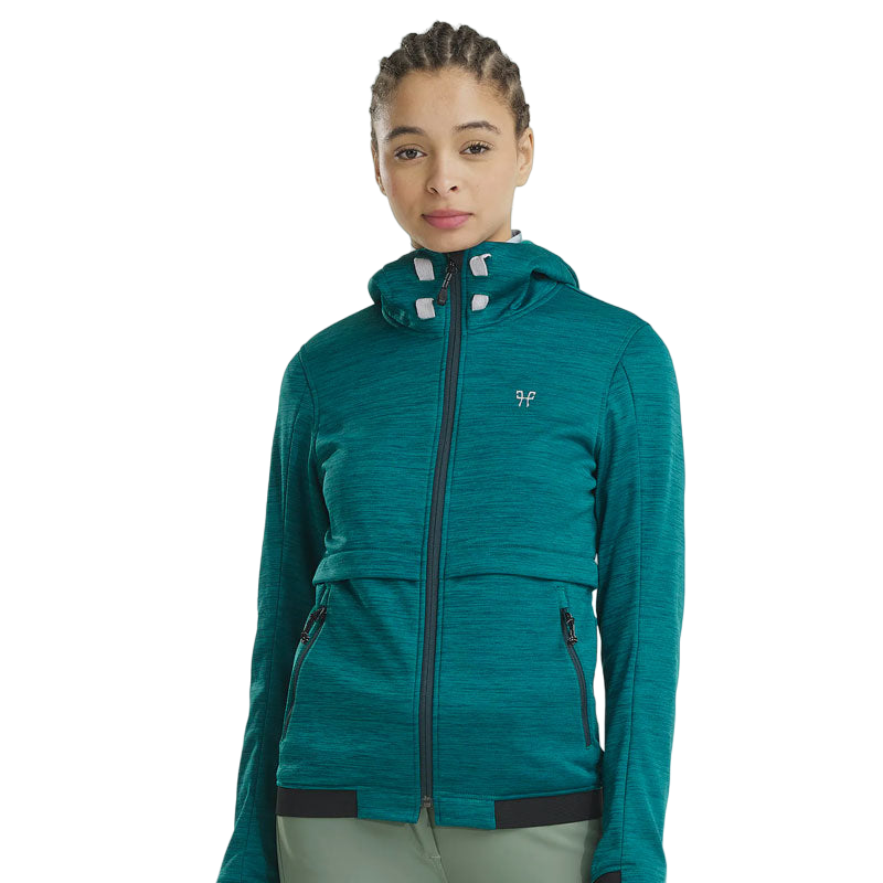 Horse Pilot - Veste polaire manches longues femme Tempest middle green | - Ohlala