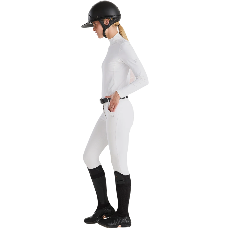 Horse Pilot - Pantalon d'équitation femme X-Prime blanc full grip