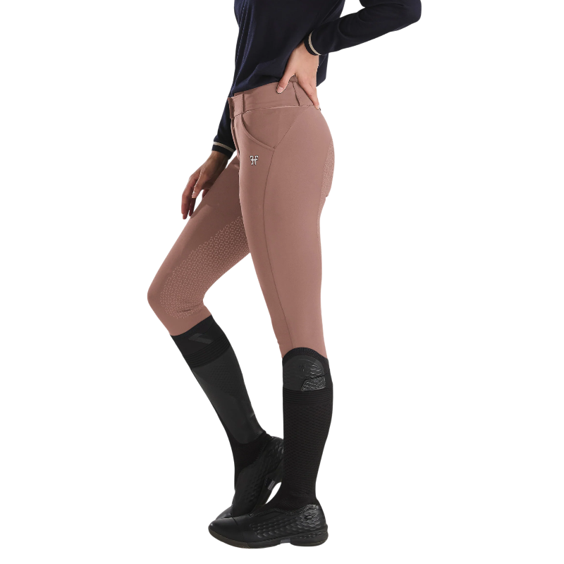 Horse Pilot - Dames Rijbroek X-Prime Soft Brown Full Grip