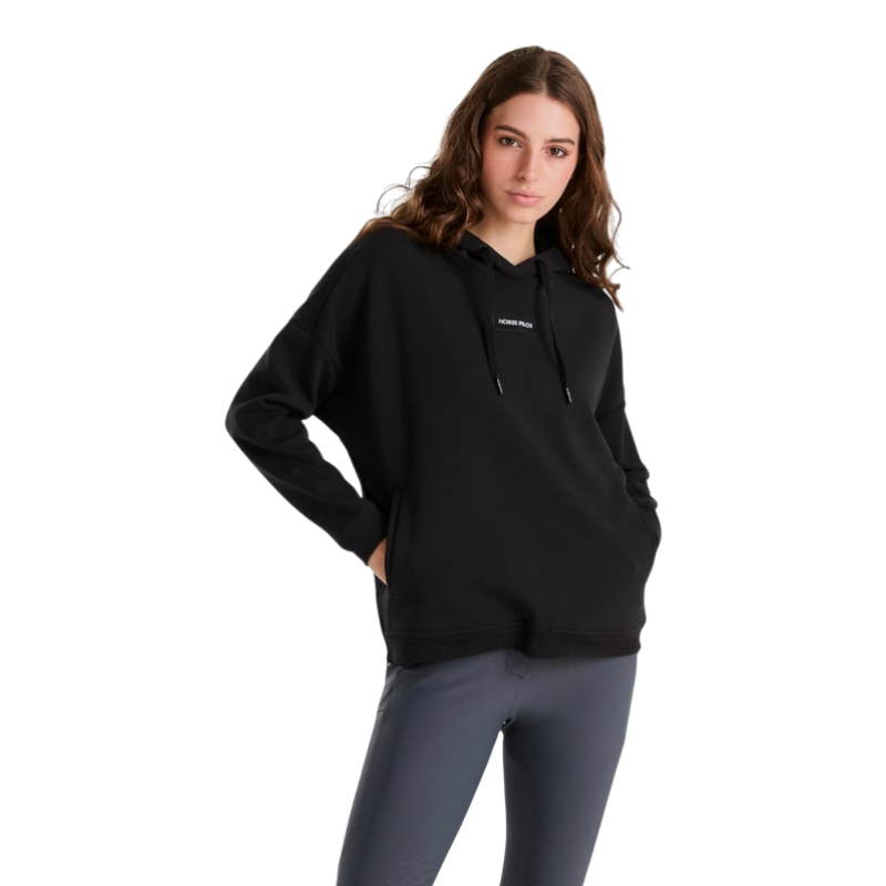 Horse Pilot - Sweat à capuche femme Team noir