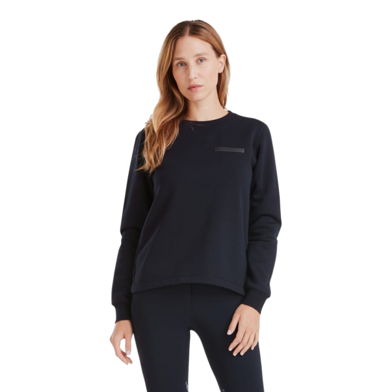 Horse Pilot - Sweat manches longues femme Merinos dark night