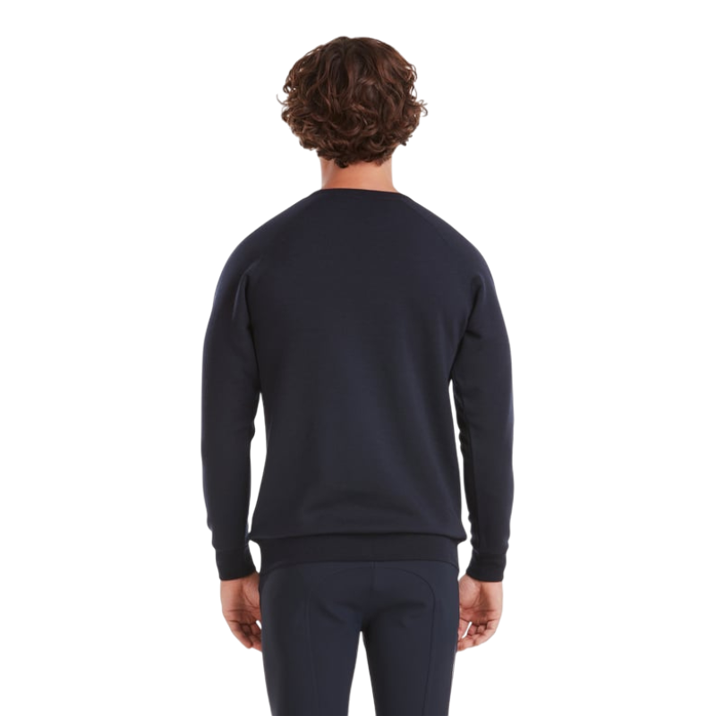 Horse Pilot - Sweat manches longues homme Merinos dark night
