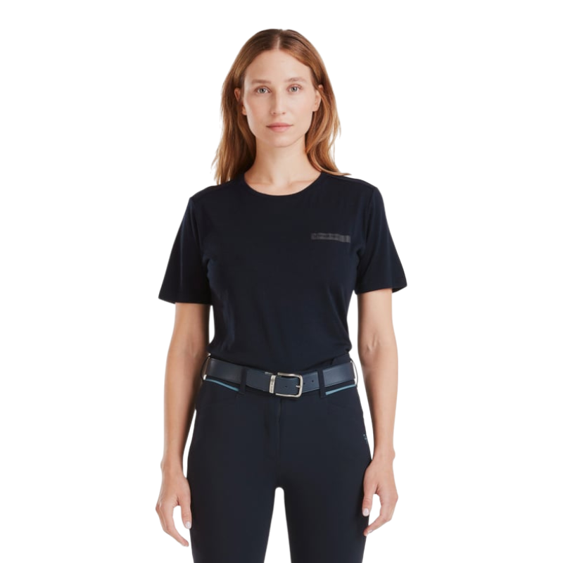 Horse Pilot - T-shirt manches courtes femme Merinos dark night