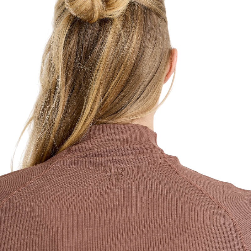 Horse Pilot - UV-werend shirt lange mouwen dames Solaris soft brown