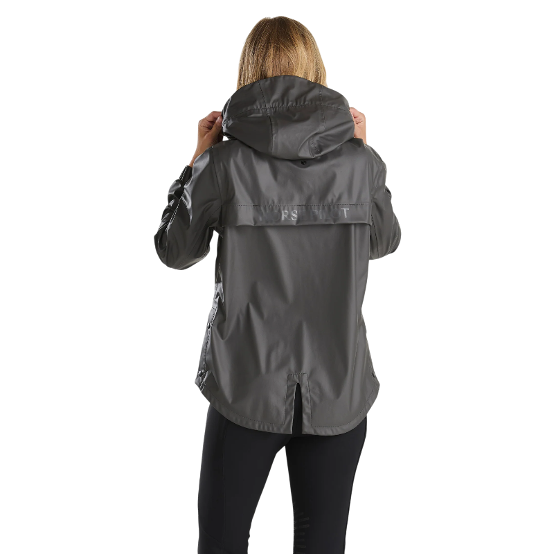 Horse Pilot - Dames regenjas Short Raintech iron