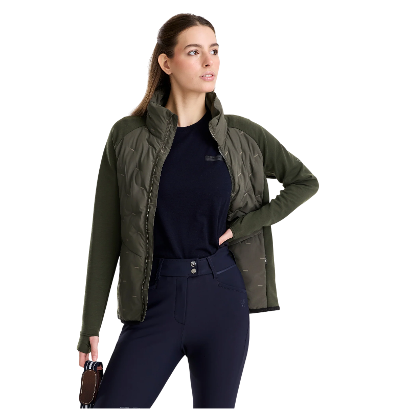 Horse Pilot - Veste manches longues femme Pulse Hybrid forest night