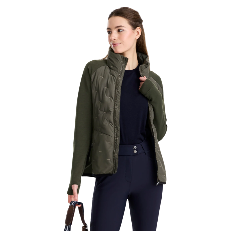 Horse Pilot - Veste manches longues femme Pulse Hybrid forest night