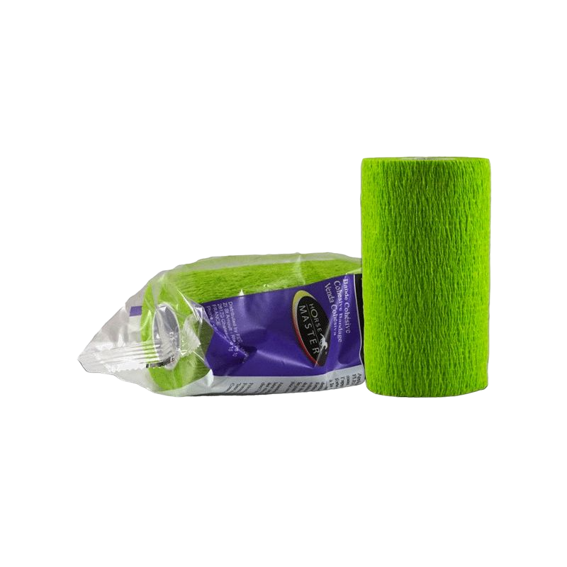 Horse Master - Bande de soin cohésive élastique multi-usage Flex'on vert citron