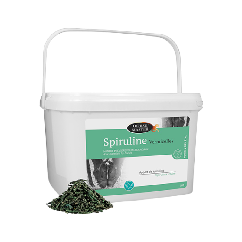 Horse Master - Complément alimentaire Spiruline en vermicelle Pure