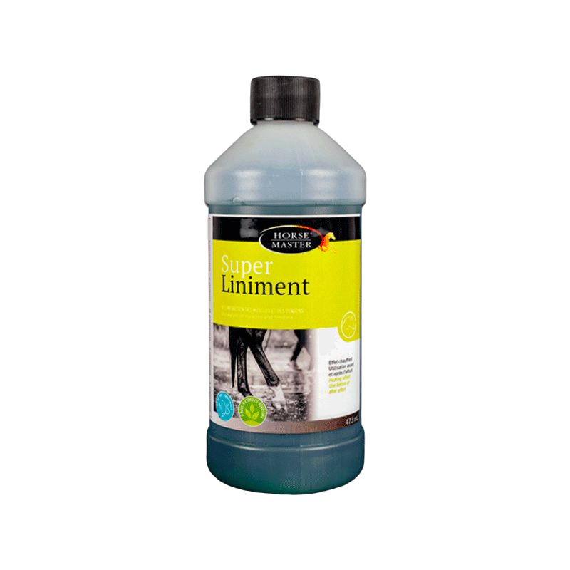 Horse Master - Solution de massage chauffante extraits naturels de plantes Super Liniment