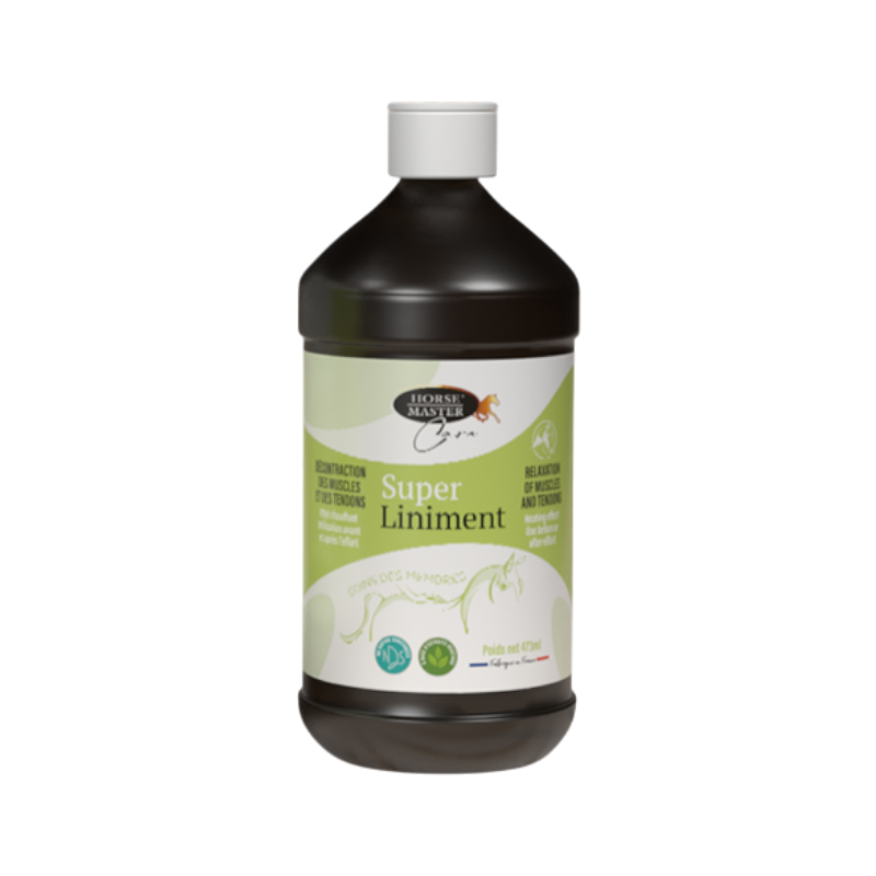 Horse Master - Solution de massage chauffante extraits naturels de plantes Super Liniment