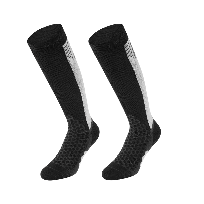 Horse Pilot - Chaussettes compression Winter noir/ gris