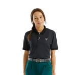 Horse Pilot - Polos manches courtes unisex Atlas noir | - Ohlala