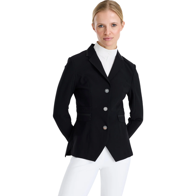 Horse Pilot - Veste de concours femme Aeromade noir logo noir