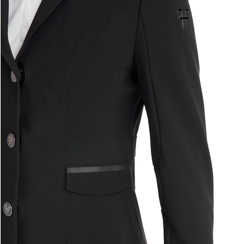 Horse Pilot - Veste de concours femme Aeromade noir logo noir